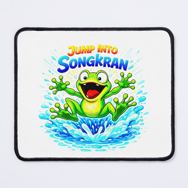 Item preview, Jump Into Songkran Frog Splash Shirt designed and sold by Thai Vibe Studio.