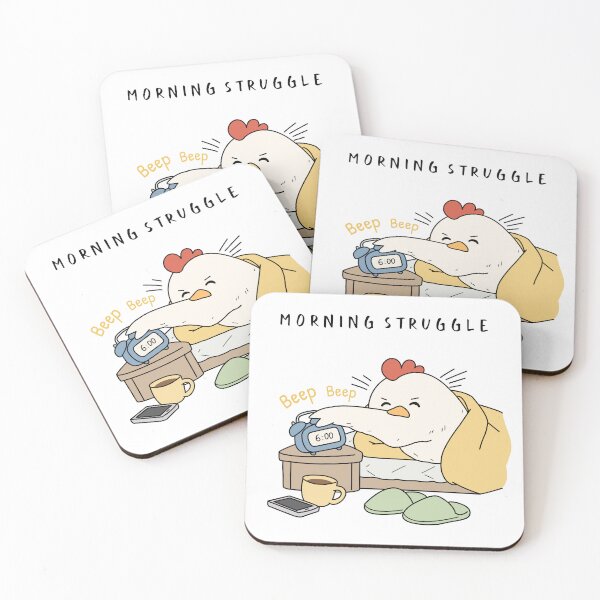 Aperçu de l'œuvre Lutte matinale créée et vendue par Kawaii Koala.