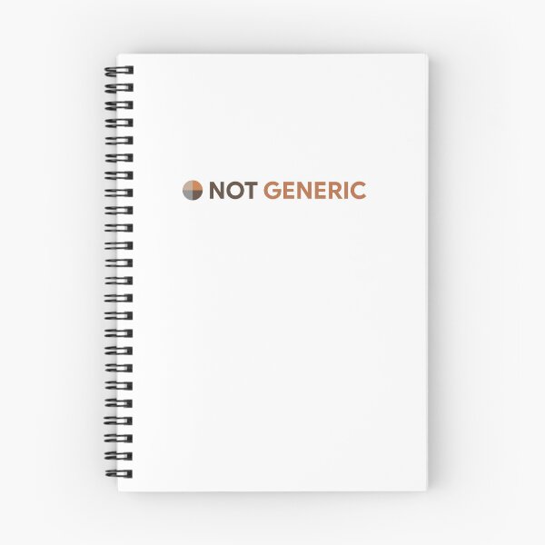 Item preview, Not Generic Minimal Statement Typography Design designed and sold by vizzionary.