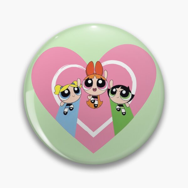 Item preview, Powerpuff Girls Heart with Color Trails Design designed and sold by SweetFury.