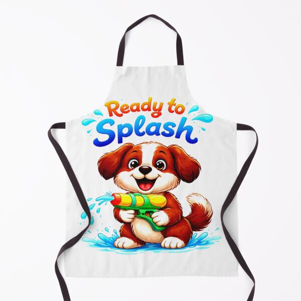 Item preview, Ready to Splash Dog Songkran Shirt designed and sold by Thai Vibe Studio.