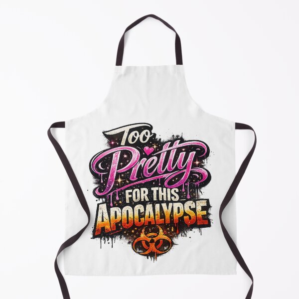 Item preview, Too Pretty for the Apocalypse designed and sold by Deadpan Studio.