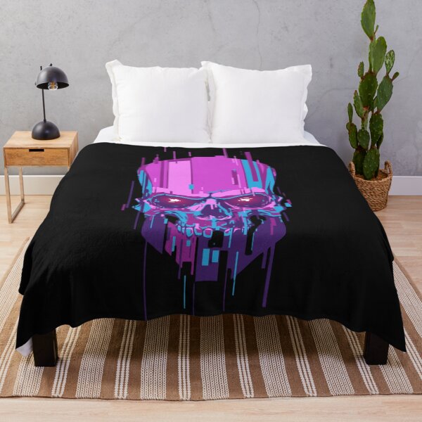 Item preview, Cyberpunk Glitch Skull – Neon Digital Death Aesthetic designed and sold by KPDesignLab.