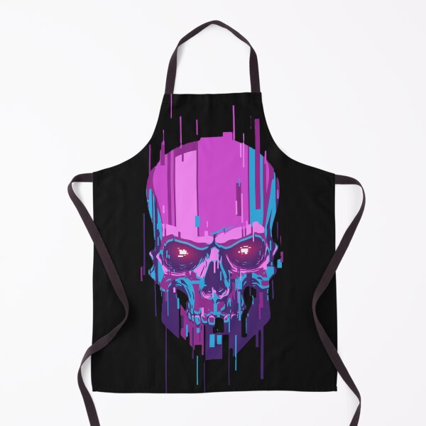 Item preview, Cyberpunk Glitch Skull – Neon Digital Death Aesthetic designed and sold by KPDesignLab.