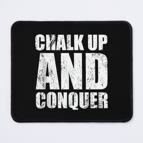 Item preview, Boulderer Chalk Up And Conquer Bouldering designed and sold by JoyJRamos.