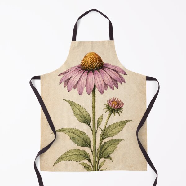 Item preview, Vintage Echinacea Botanical Print – Purple Coneflower Herbal Antique Wall Art designed and sold by Darlin8888.