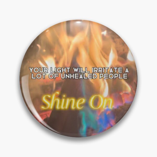 Item preview, Shine On Rainbow Fire – Bold Motivational Quote Design designed and sold by aadventures.