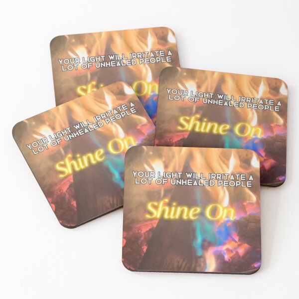 Item preview, Shine On Rainbow Fire – Bold Motivational Quote Design designed and sold by aadventures.