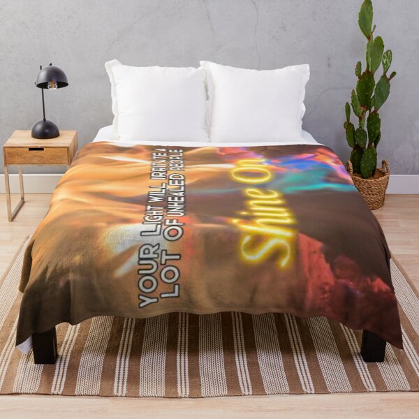 Item preview, Shine On Rainbow Fire – Bold Motivational Quote Design designed and sold by aadventures.