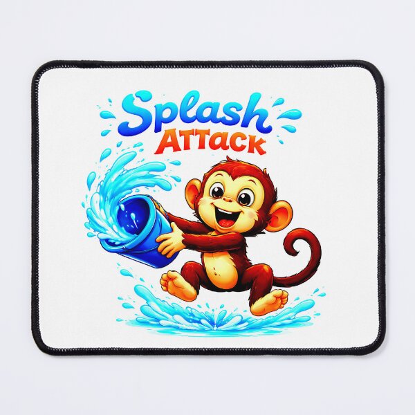 Item preview, Splash Attack Monkey Songkran Shirt designed and sold by Thai Vibe Studio.
