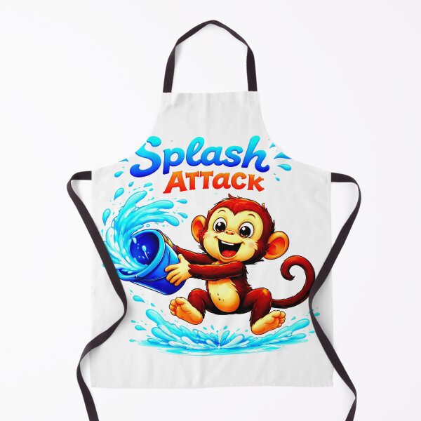 Item preview, Splash Attack Monkey Songkran Shirt designed and sold by Thai Vibe Studio.