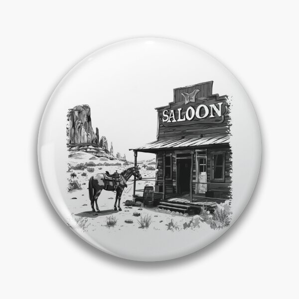 Item preview, Western Saloon Horse Desert Cowboy Rustic Old West Design designed and sold by inkoutninja.