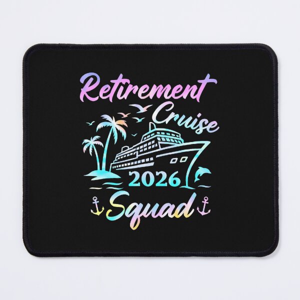 Item preview, Retirement Cruise 2026 Squad designed and sold by Happycapyco.