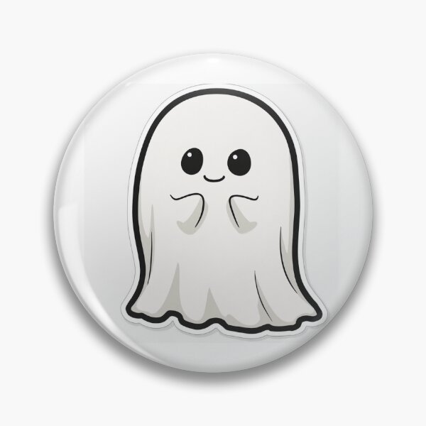 Item preview, Cute Minimal Ghost Sticker designed and sold by SparkVault.