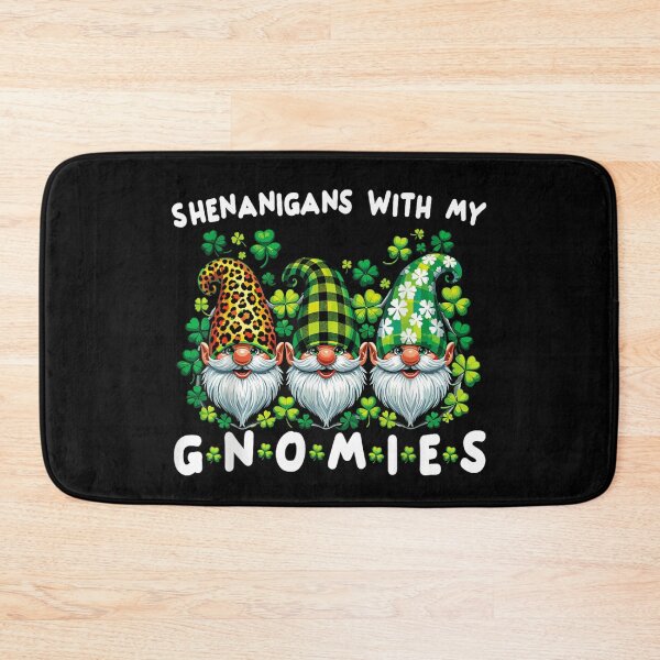 Item preview, Shenanigans With My Gnomies Green Clover Gnomes Redbubble Exclusive St. Patrick's Day T-Shirt designed and sold by MiteKangerin.