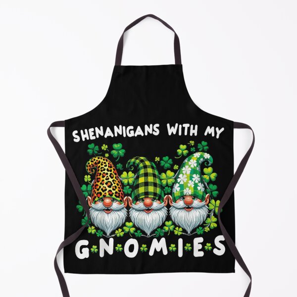 Item preview, Shenanigans With My Gnomies Green Clover Gnomes Redbubble Exclusive St. Patrick's Day T-Shirt designed and sold by MiteKangerin.