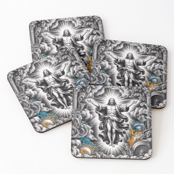 Item preview, Sacred Vision – Monochrome Christ Art designed and sold by cardia1991.