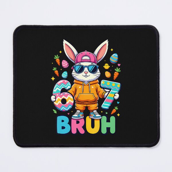 Item preview, Dabbing Easter Bunny 67 Meme designed and sold by Happycapyco.