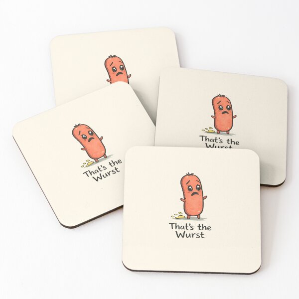 Item preview, That’s the Wurst Cute Bratwurst Sausage Pun designed and sold by Planthem.