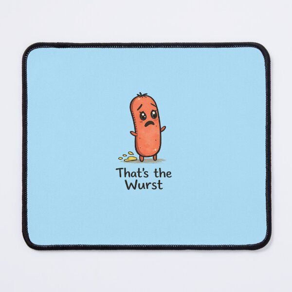 Item preview, That’s the Wurst Cute Bratwurst Sausage Pun designed and sold by Planthem.