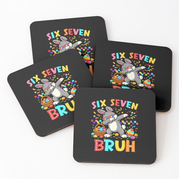 Item preview, Six Seven Easter Bunny Meme designed and sold by Happycapyco.