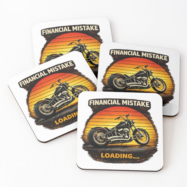 Item preview, Financial Mistake in Progress Motorcycle Chopper Shirt Funny Biker Gift Loading 99% Bike Lover Tee designed and sold by VibeOffline Studio.