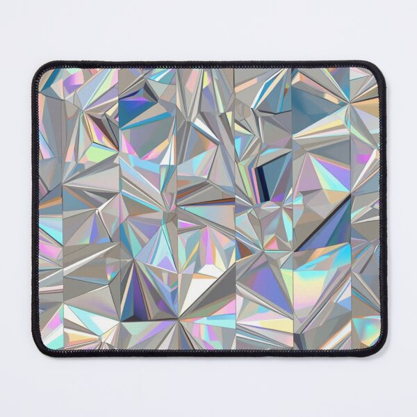 Item preview, Mosaic of Iridescent and Prismatic Holographic Crystals designed and sold by ViralVibeLab.