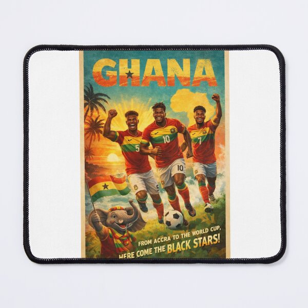 Item preview, Ghana Accra Black Stars Baba Yara Stadium FIFA World Cup 2026 National Pride designed and sold by Aryabek.