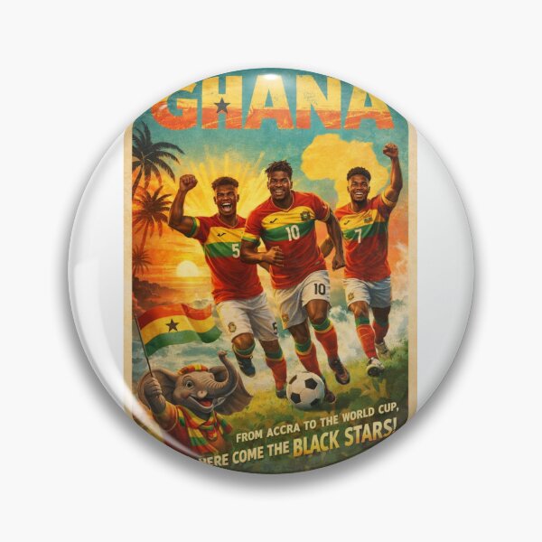 Item preview, Ghana Accra Black Stars Baba Yara Stadium FIFA World Cup 2026 National Pride designed and sold by Aryabek.