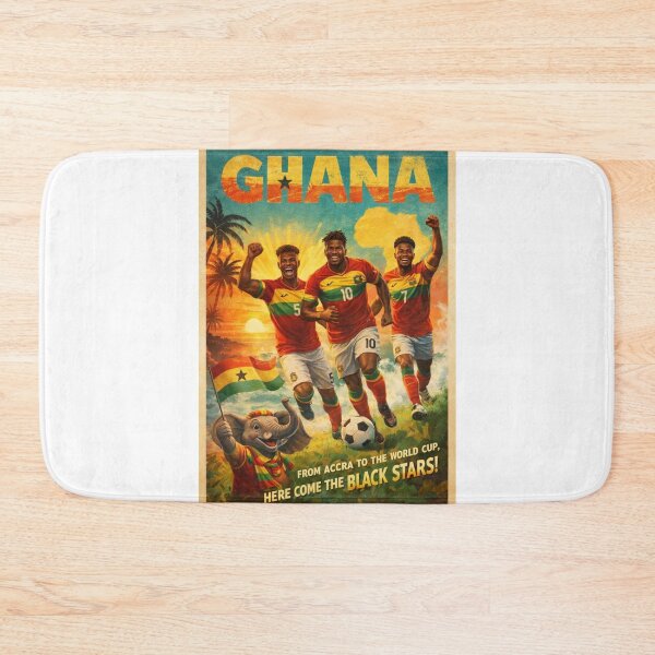 Item preview, Ghana Accra Black Stars Baba Yara Stadium FIFA World Cup 2026 National Pride designed and sold by Aryabek.