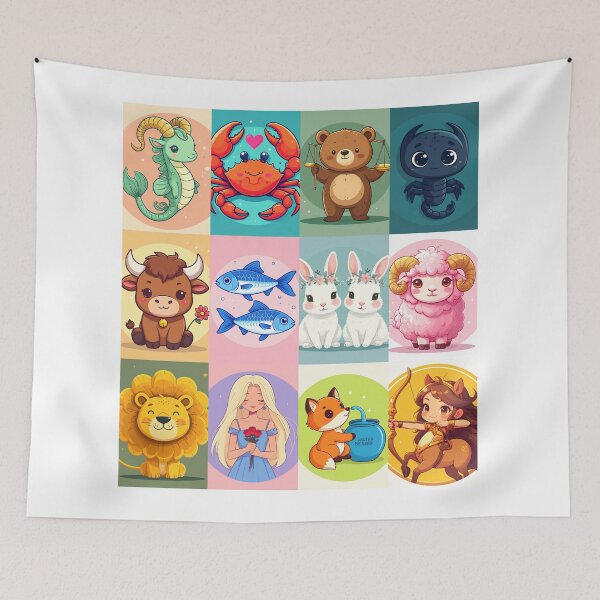 Item preview, Cute zodiac art designed and sold by Deeptam.