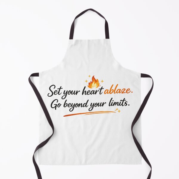 Item preview, Rengoku Kyojuro - Set your heart ablaze motivational words designed and sold by My Artprintz.
