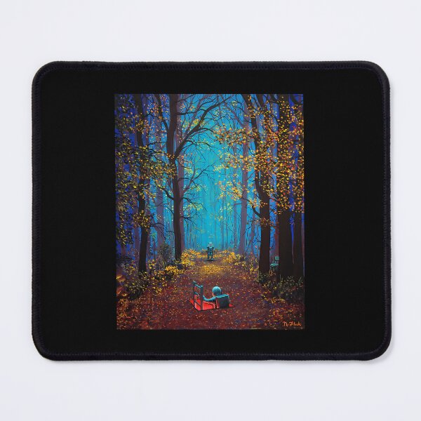 Item preview, Eerie Liminal Space Autumn Forest Path designed and sold by snbavrey64.