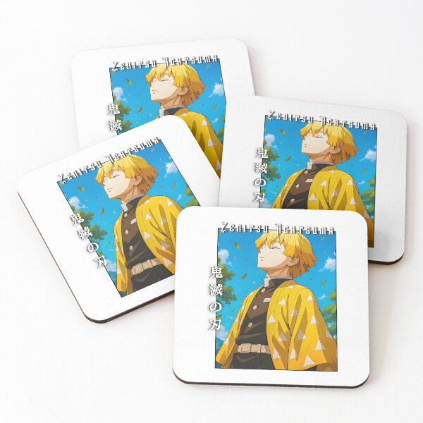 Item preview, Yellow‑Haori Lightning Warrior – Fierce Anime Portrait designed and sold by lamiarte.