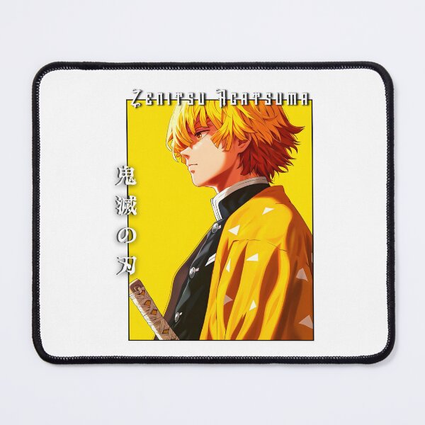 Item preview, Yellow‑Haori Lightning Warrior – Fierce Anime Portrait designed and sold by lamiarte.