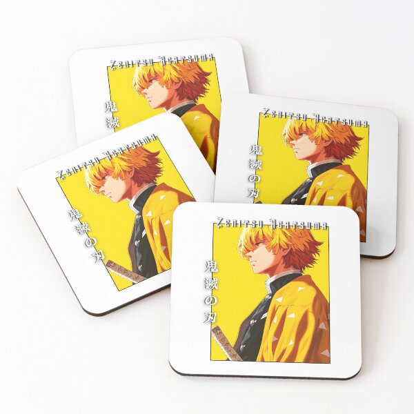 Item preview, Yellow‑Haori Lightning Warrior – Fierce Anime Portrait designed and sold by lamiarte.