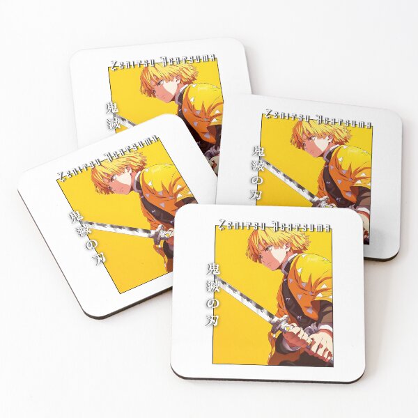Item preview, Yellow‑Haori Lightning Warrior – Fierce Anime Portrait designed and sold by lamiarte.