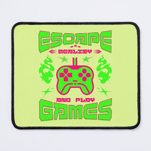 Item preview, Escape Reality And Play Games Neon Cyberpunk Gaming Controller designed and sold by Abaseen.