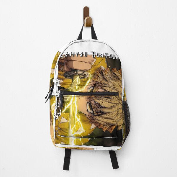 Item preview, Yellow‑Haori Lightning Warrior – Fierce Anime Portrait designed and sold by lamiarte.