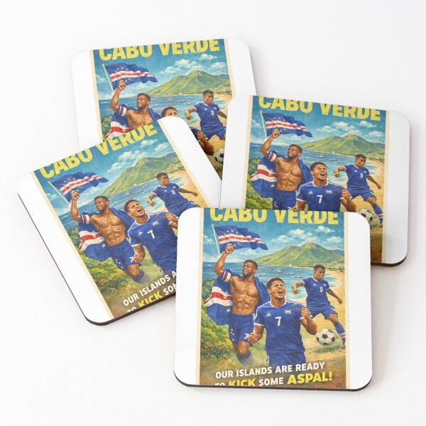 Item preview, Cabo Verde Santo Antão Fogo Island Atlantic Coast FIFA World Cup Blue Sharks Pride designed and sold by Aryabek.