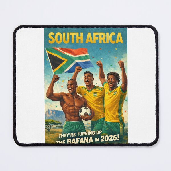 Item preview, South Africa Table Mountain Cape Town Bafana Bafana FIFA World Cup Football Pride designed and sold by Aryabek.
