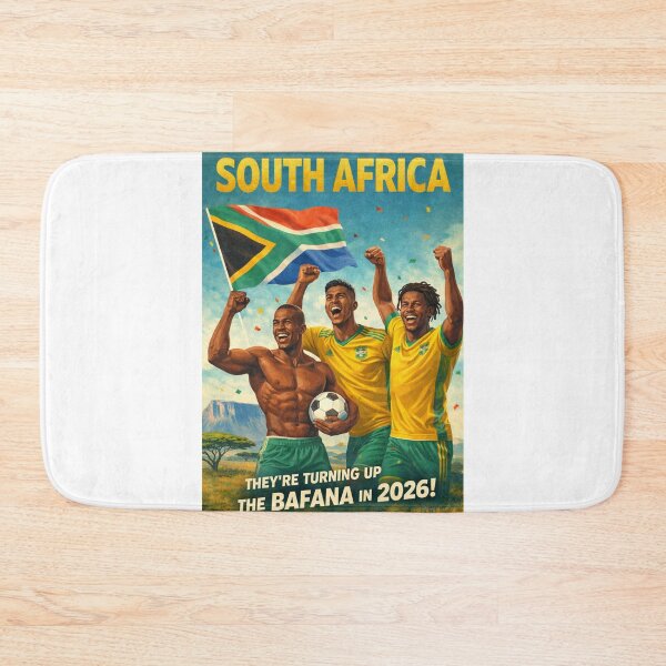 Item preview, South Africa Table Mountain Cape Town Bafana Bafana FIFA World Cup Football Pride designed and sold by Aryabek.