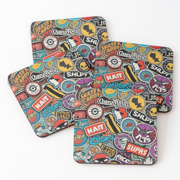 Item preview, Collage of Streetwear Stickers and Urban Graffiti designed and sold by ViralVibeLab.
