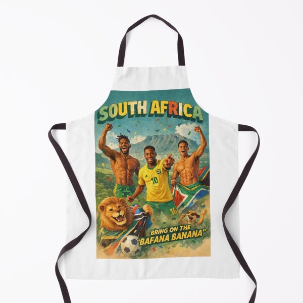 Item preview, South Africa Cape Town Table Mountain Bafana Bafana National Pride FIFA World Cup designed and sold by Aryabek.