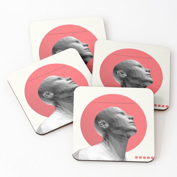 Item preview, ​Low Poly Human Figure Looking Upwards designed and sold by Bikash12Behera.