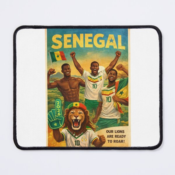 Item preview, Senegal Dakar Casamance Teranga Lions FIFA World Cup National Football Celebration designed and sold by Aryabek.