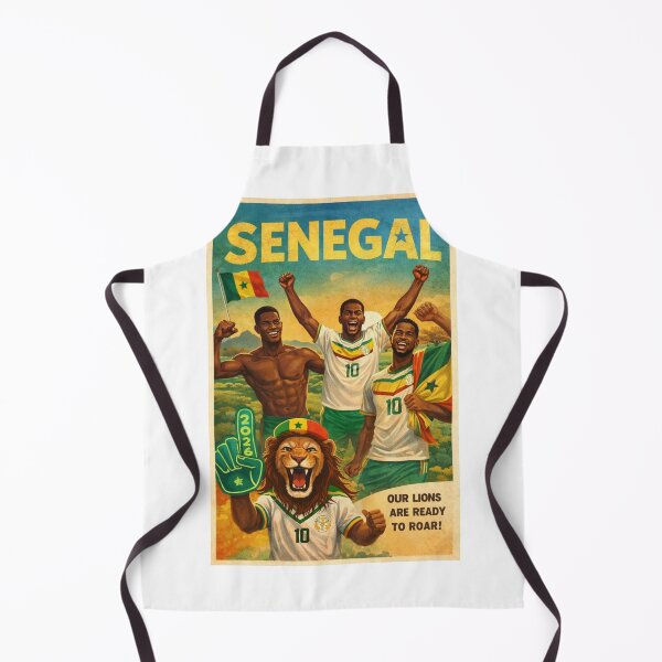 Item preview, Senegal Dakar Casamance Teranga Lions FIFA World Cup National Football Celebration designed and sold by Aryabek.