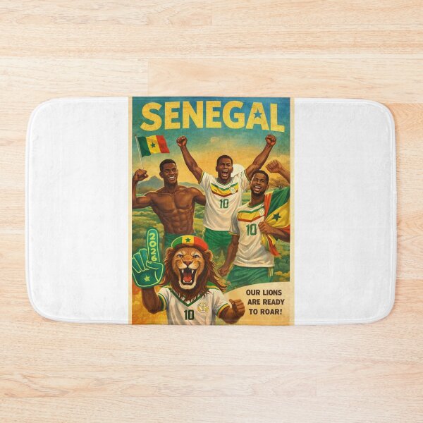 Item preview, Senegal Dakar Casamance Teranga Lions FIFA World Cup National Football Celebration designed and sold by Aryabek.