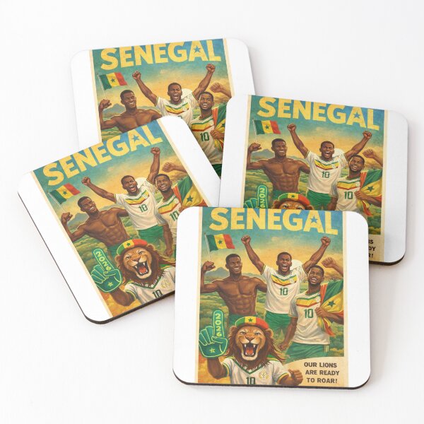 Item preview, Senegal Dakar Casamance Teranga Lions FIFA World Cup National Football Celebration designed and sold by Aryabek.