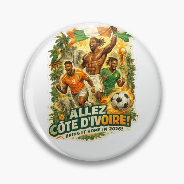 Item preview, Côte d’Ivoire Abidjan Yamoussoukro Elephants National Team FIFA World Cup Football Spirit designed and sold by Aryabek.